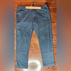 J Crew Mercantile Flex Slim Fit Blue Chino Pants  Sz 36/30